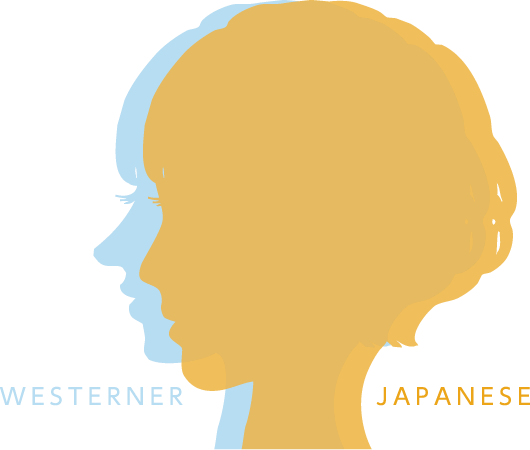 西洋人と日本人の骨格の比較01